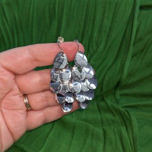 Premier Designs mirror finish cascade earrings